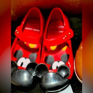 Disney Kids Red Mickey Mouse Shoes
